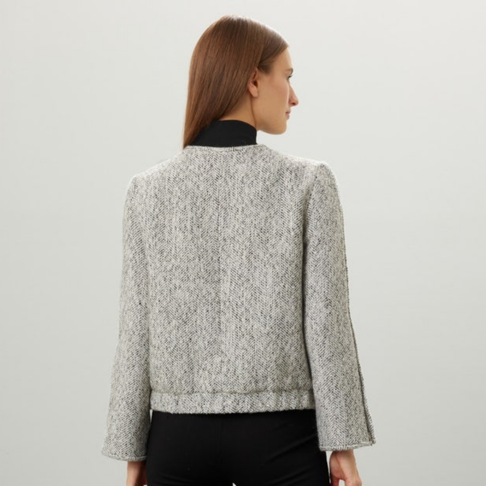 Derek Lam Tweed Grey Jacket - Picture 3 of 6
